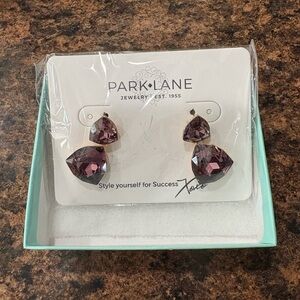 NWT and box Park Lane Amethyst-Toned Earrings